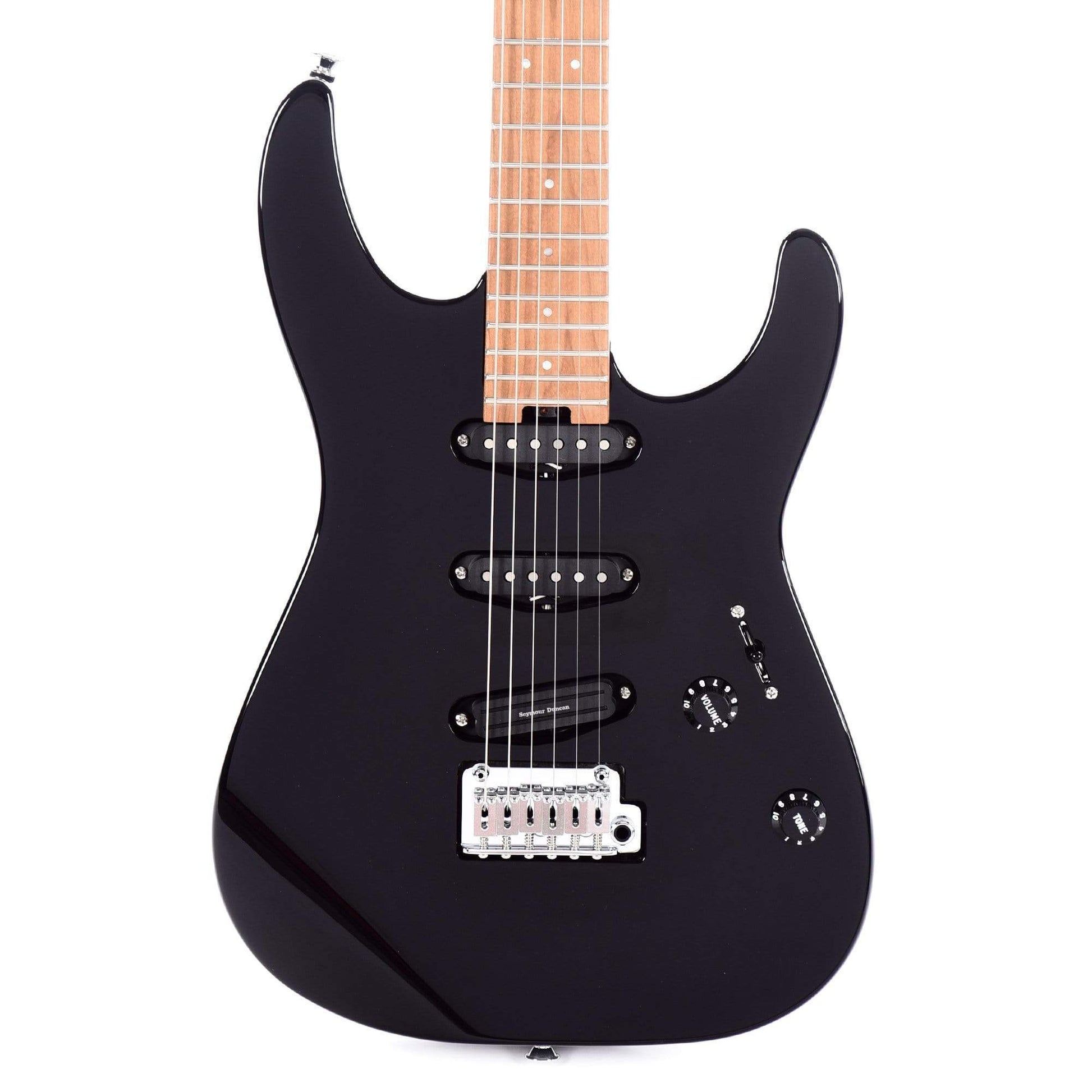 Charvel Pro-Mod DK22 SSS 2PT CM Gloss Black Electric Guitars / Solid Body