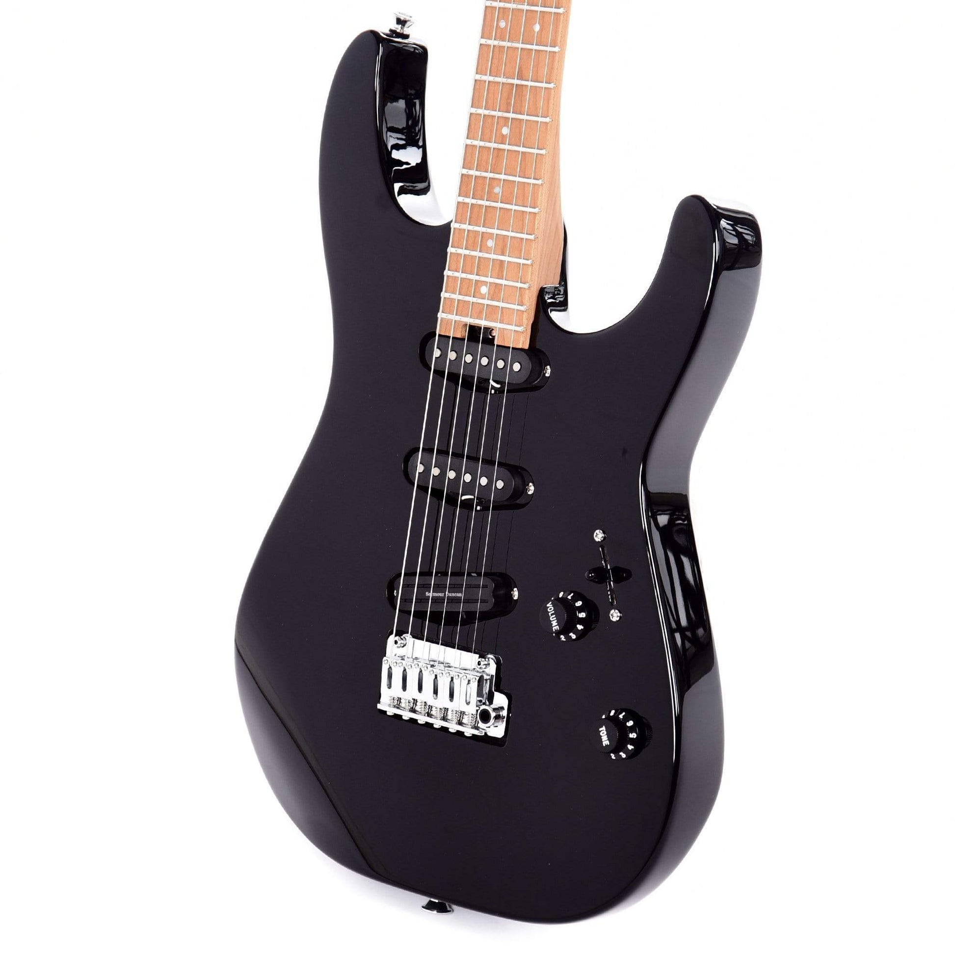 Charvel Pro-Mod DK22 SSS 2PT CM Gloss Black Electric Guitars / Solid Body