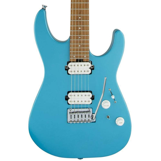 Charvel Pro-Mod DK24 HH 2PT CM Matte Blue Frost Electric Guitars / Solid Body