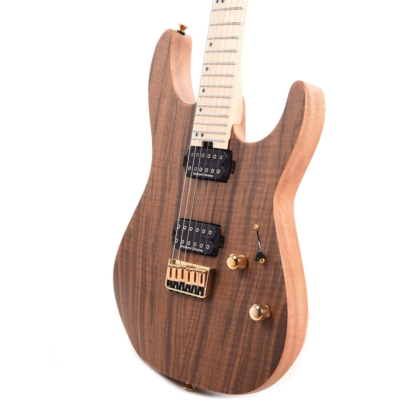 Charvel Pro-Mod DK24 HH HT M Mahogany Figured Walnut Natural Electric Guitars / Solid Body