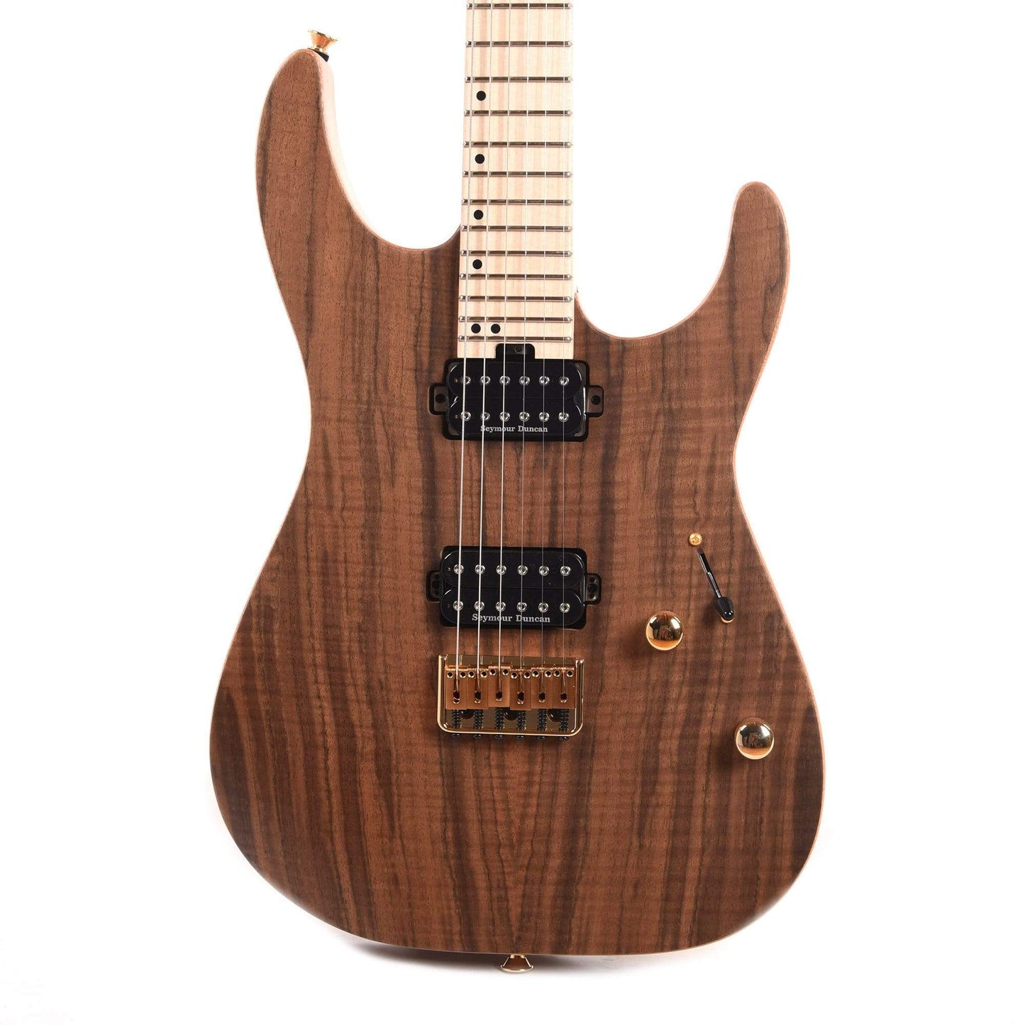 Charvel Pro-Mod DK24 HH HT M Mahogany Figured Walnut Natural Electric Guitars / Solid Body