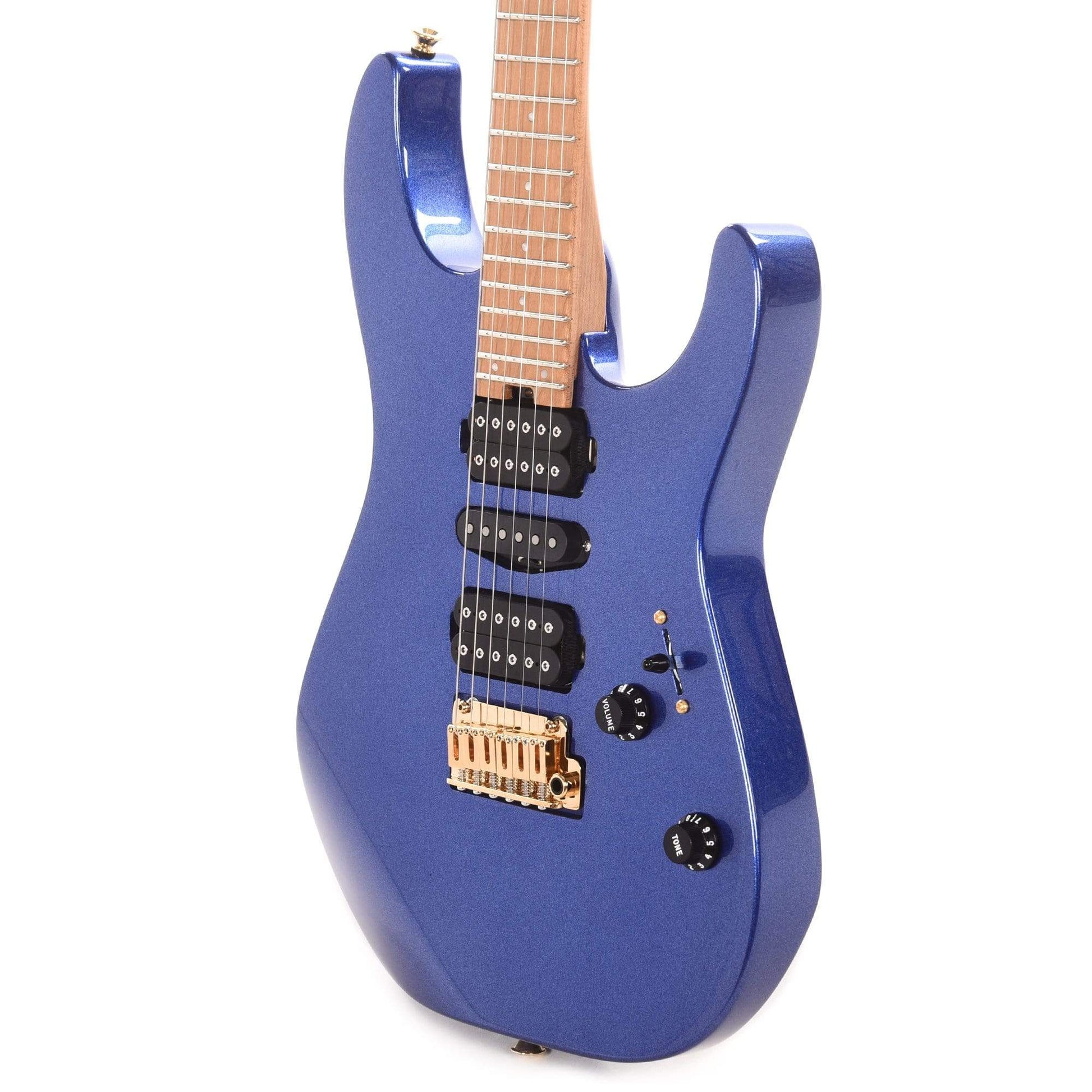 Charvel Pro-Mod DK24 HSH 2PT CM Mystic Blue Electric Guitars / Solid Body