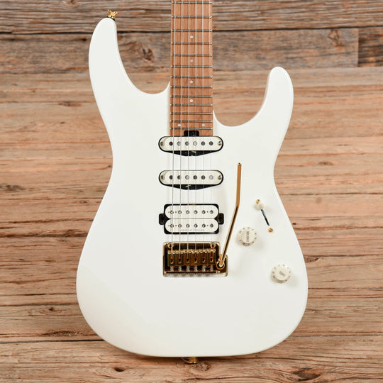 Charvel Pro-Mod DK24 HSS 2PT CM Snow White Electric Guitars / Solid Body