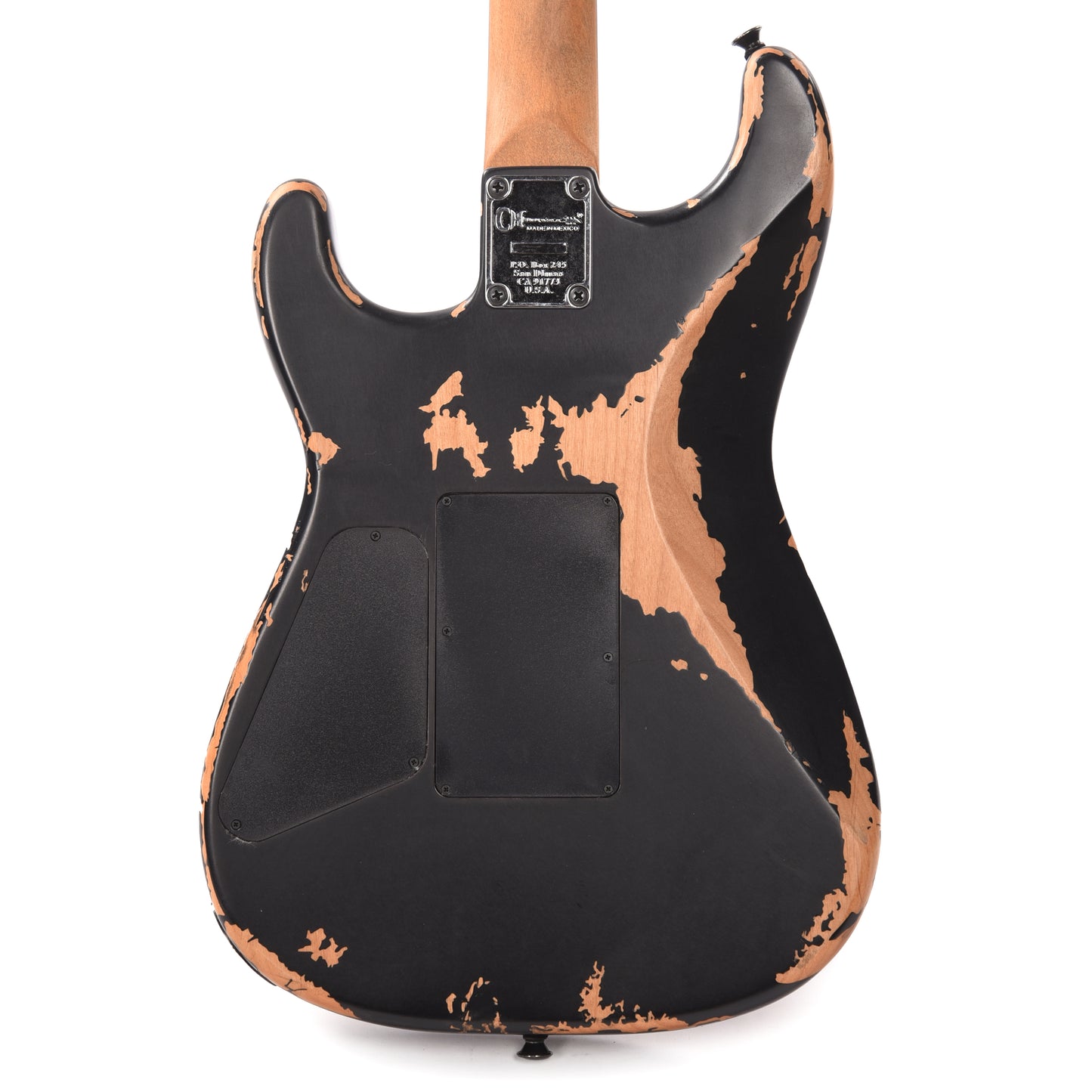 Charvel Pro-Mod Relic San Dimas Style 1 HH FR PF Weathered Black Electric Guitars / Solid Body
