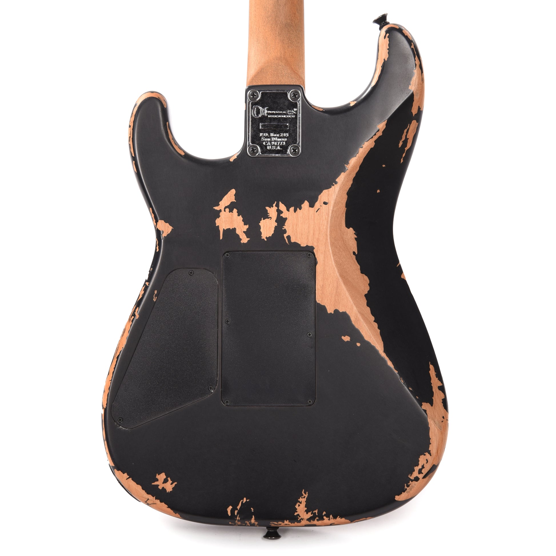 Charvel Pro-Mod Relic San Dimas Style 1 HH FR PF Weathered Black Electric Guitars / Solid Body