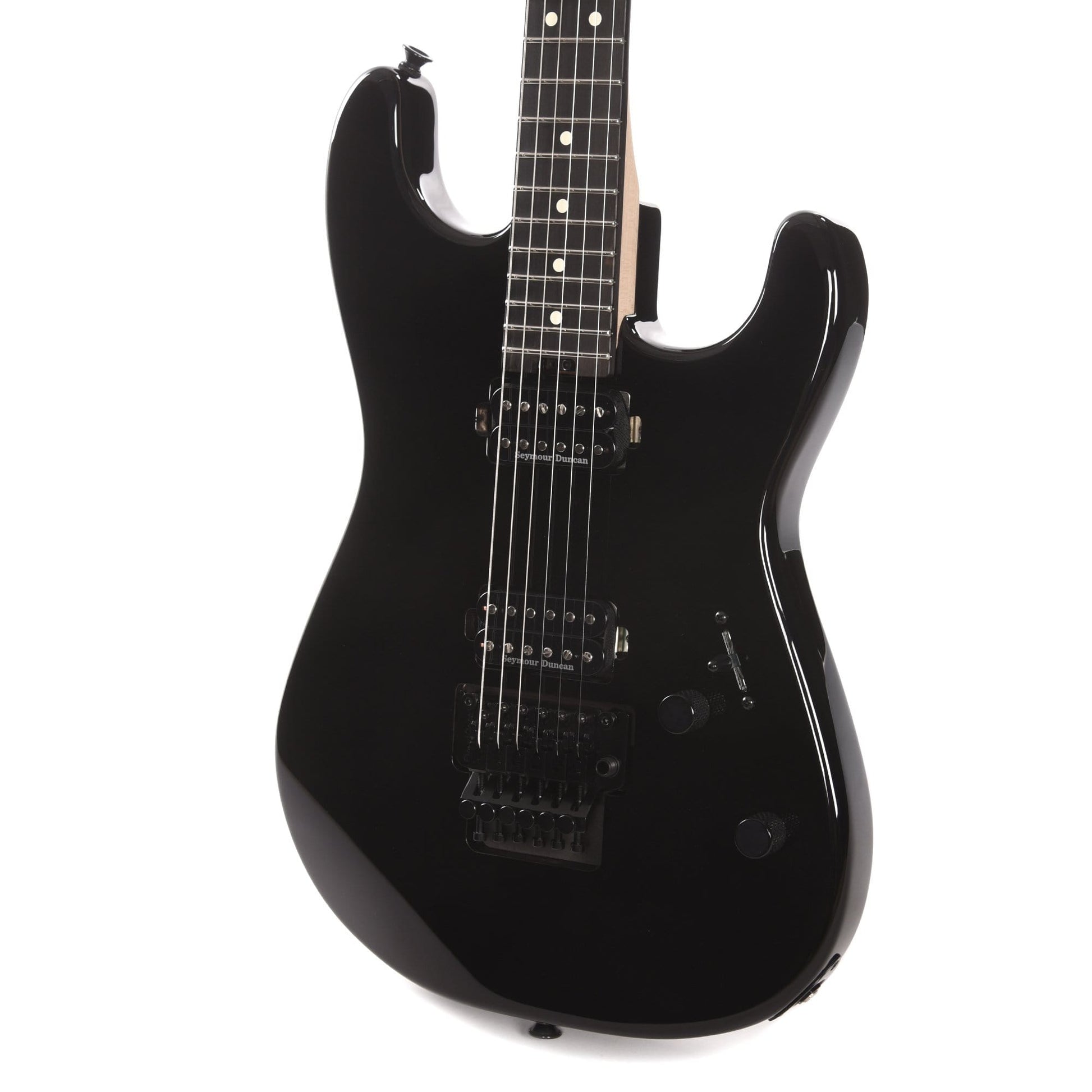 Charvel Pro-Mod San Dimas Style 1 HH FR E Gloss Black Electric Guitars / Solid Body