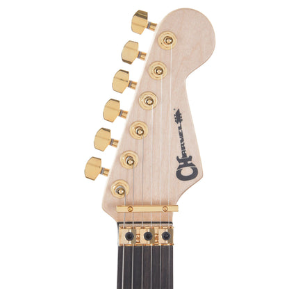 Charvel Pro-Mod San Dimas Style 1 HH FR E Miami Blue Gold Hardware Electric Guitars / Solid Body