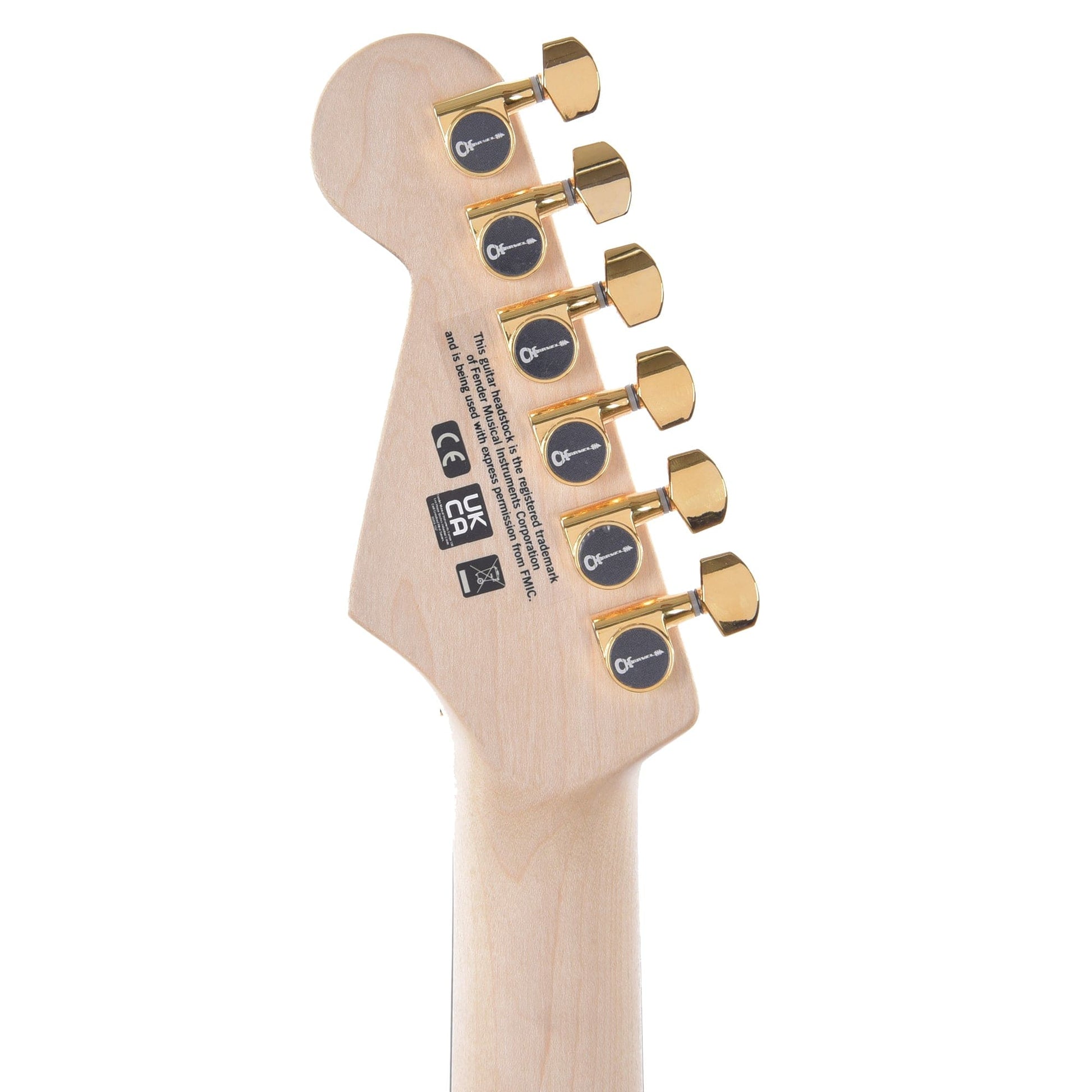 Charvel Pro-Mod San Dimas Style 1 HH FR E Miami Blue Gold Hardware Electric Guitars / Solid Body