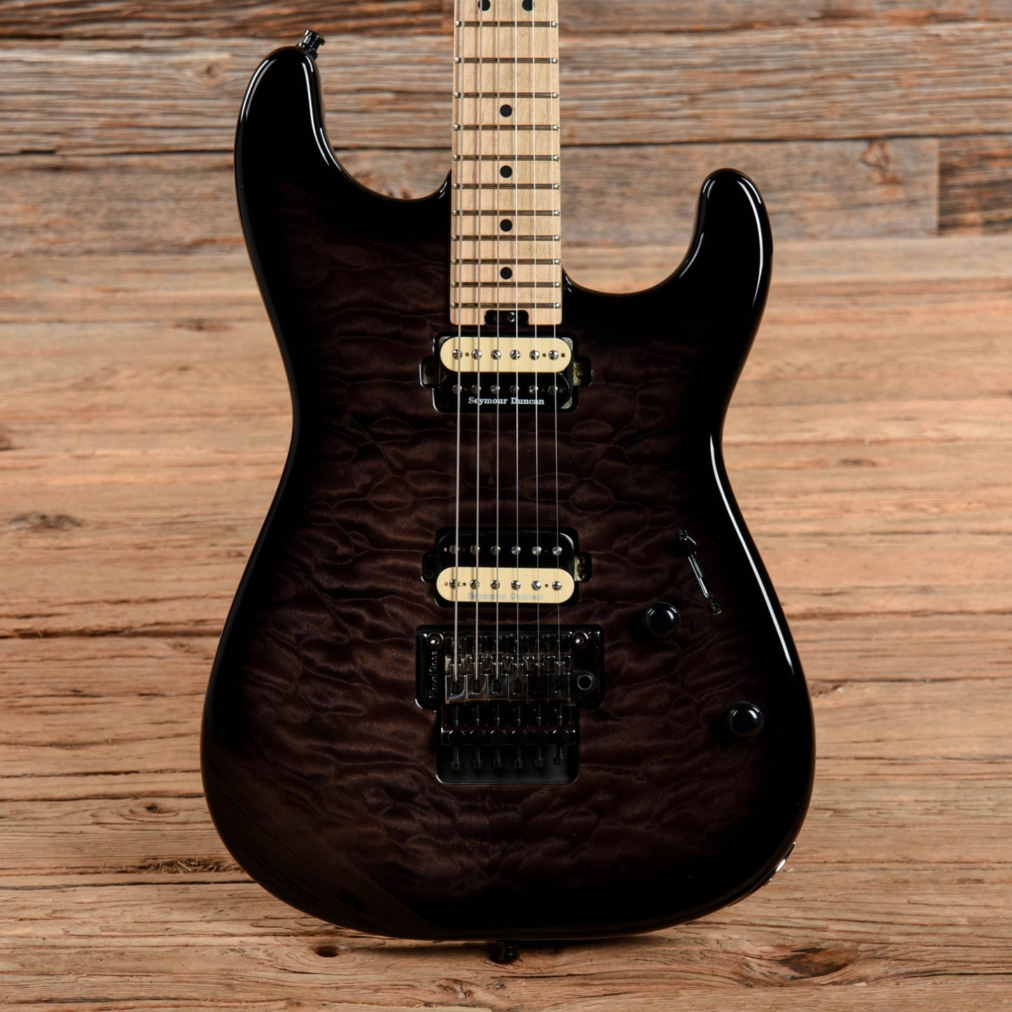 Charvel Pro-Mod San Dimas Style 1 HH FR M QM Black Burst 2016 Electric Guitars / Solid Body