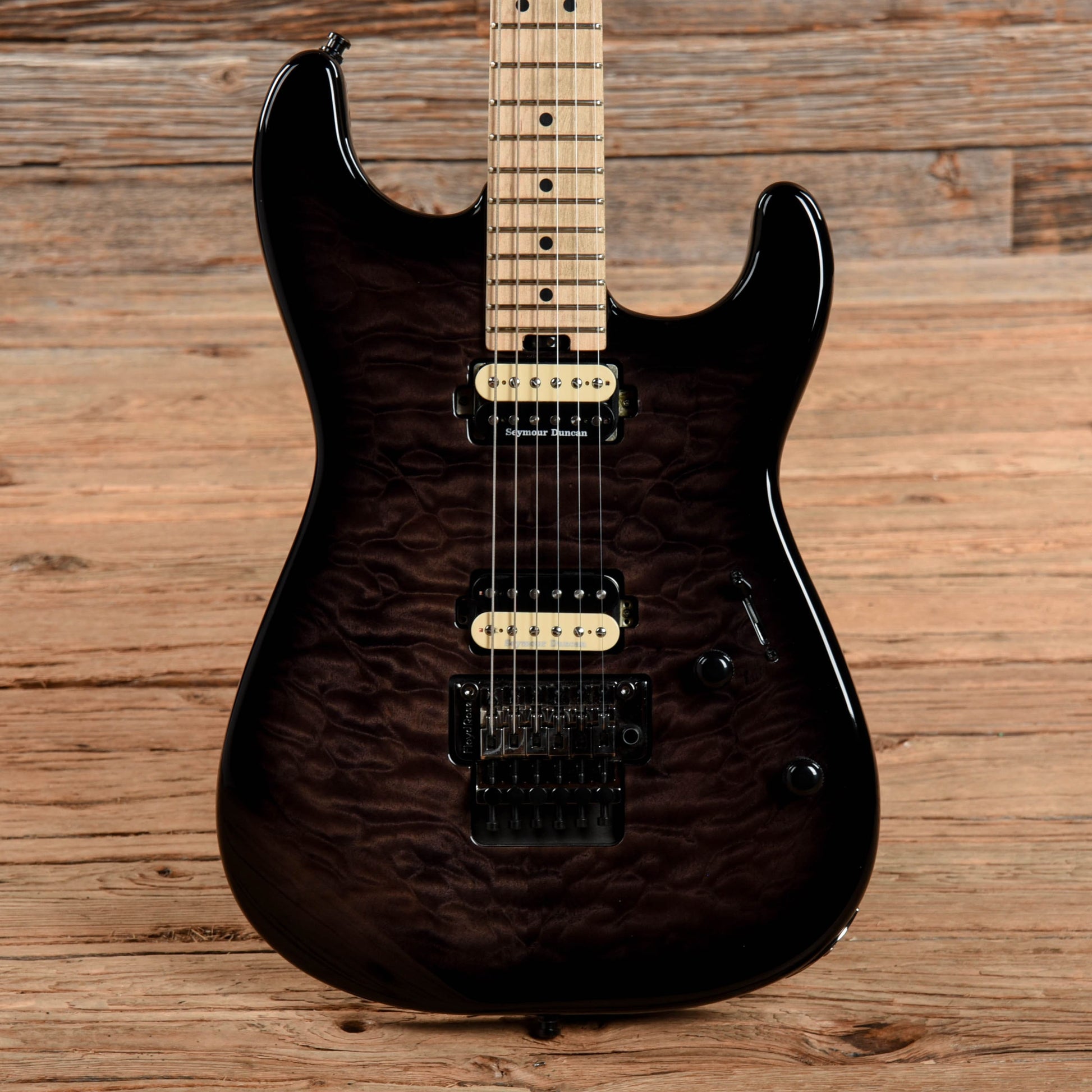 Charvel Pro-Mod San Dimas Style 1 HH FR M QM Black Burst 2016 Electric Guitars / Solid Body