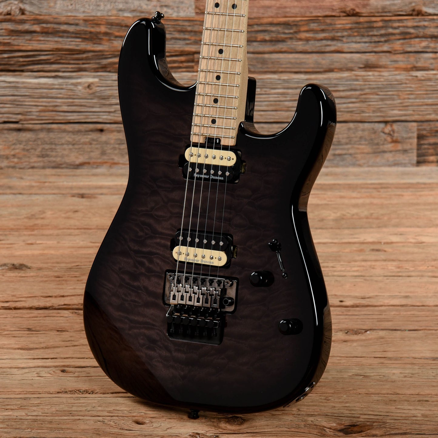 Charvel Pro-Mod San Dimas Style 1 HH FR M QM Black Burst 2016 Electric Guitars / Solid Body