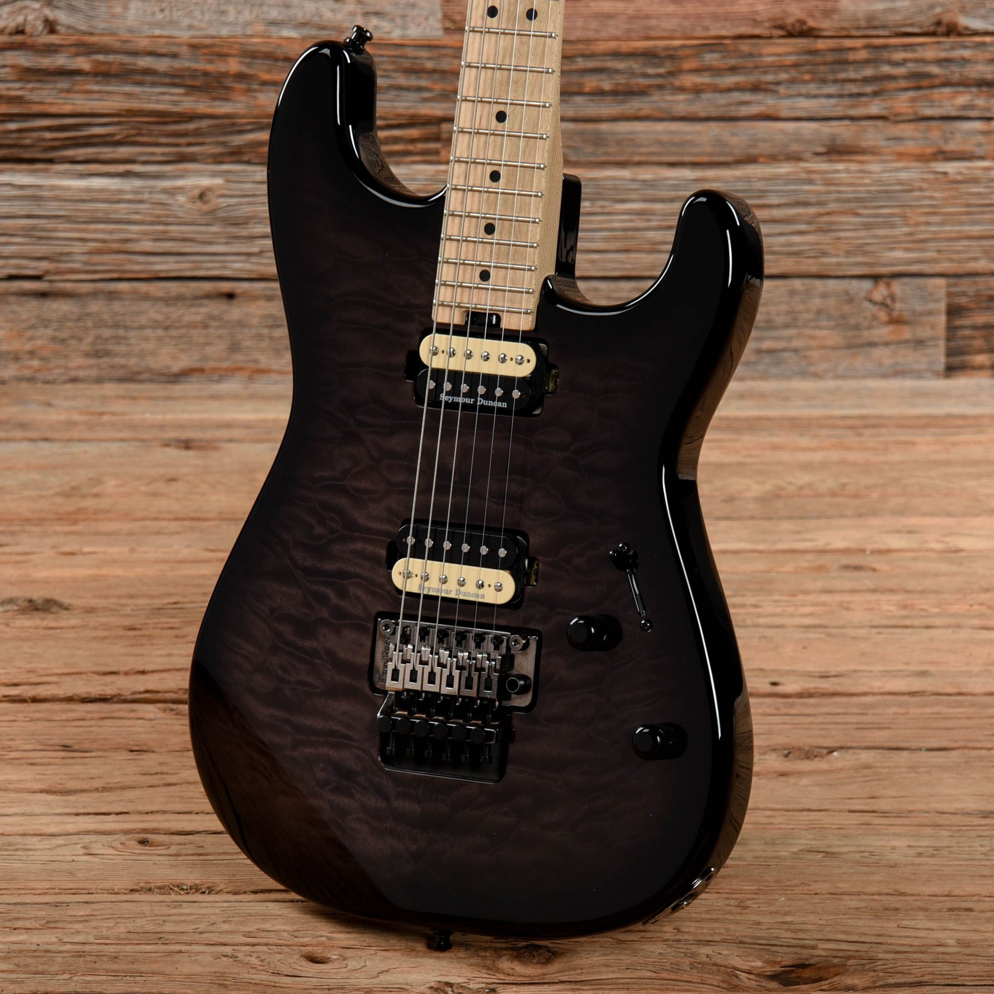 Charvel Pro-Mod San Dimas Style 1 HH FR M QM Black Burst 2016 Electric Guitars / Solid Body