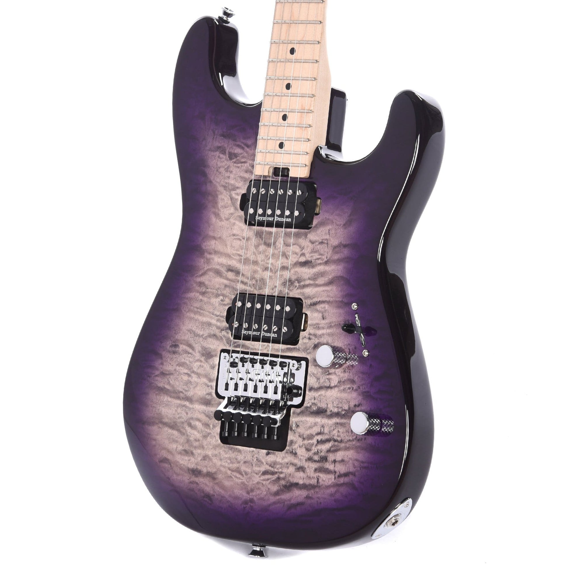 Charvel Pro-Mod San Dimas Style 1 HH FR M Quilted Maple Purple Phaze Electric Guitars / Solid Body