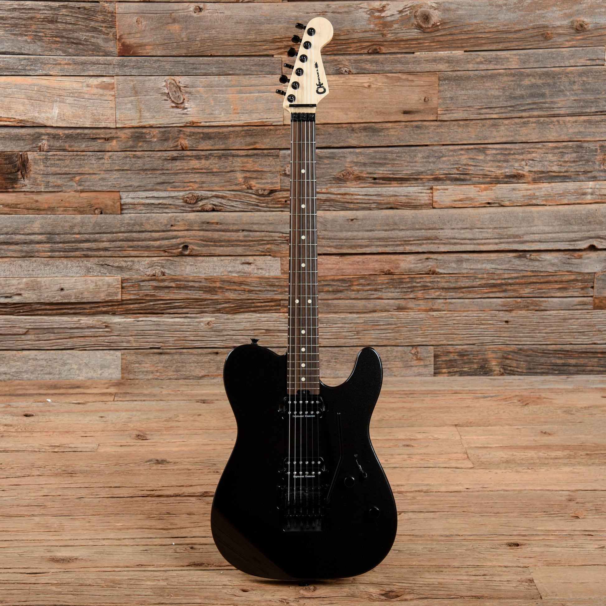 Charvel Pro-Mod San Dimas Style 2 HH FR Black 2017 Electric Guitars / Solid Body