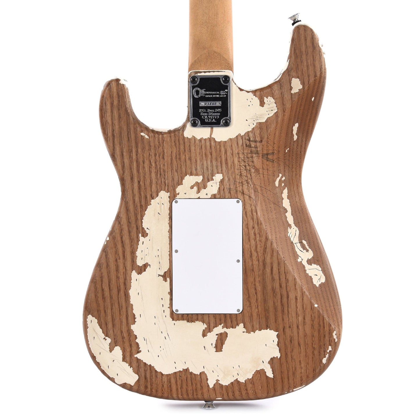 Charvel Pro-Mod So-Cal Style 1 Henrik Danhage Signature White Heavy Relic Electric Guitars / Solid Body