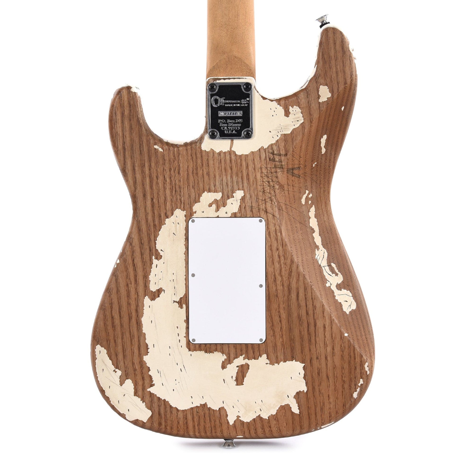 Charvel Pro-Mod So-Cal Style 1 Henrik Danhage Signature White Heavy Relic Electric Guitars / Solid Body