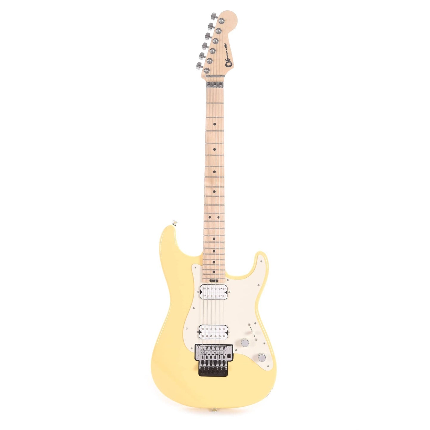 Charvel Pro-Mod So-Cal Style 1 HH FR M Vintage White Electric Guitars / Solid Body