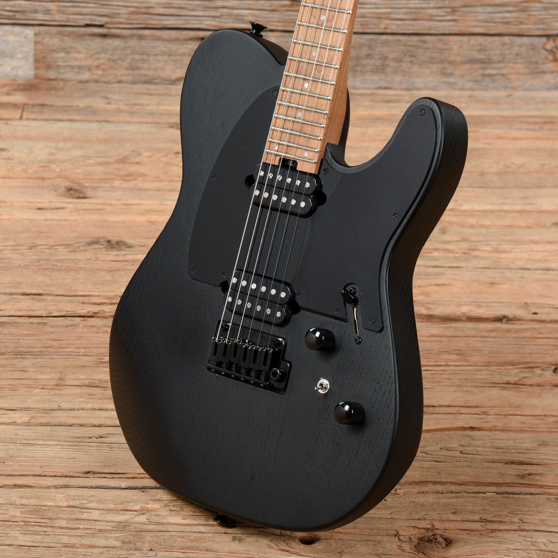 Charvel Pro-Mod So-Cal Style 2 24 HH 2PT CM Ash Black 2021 Electric Guitars / Solid Body