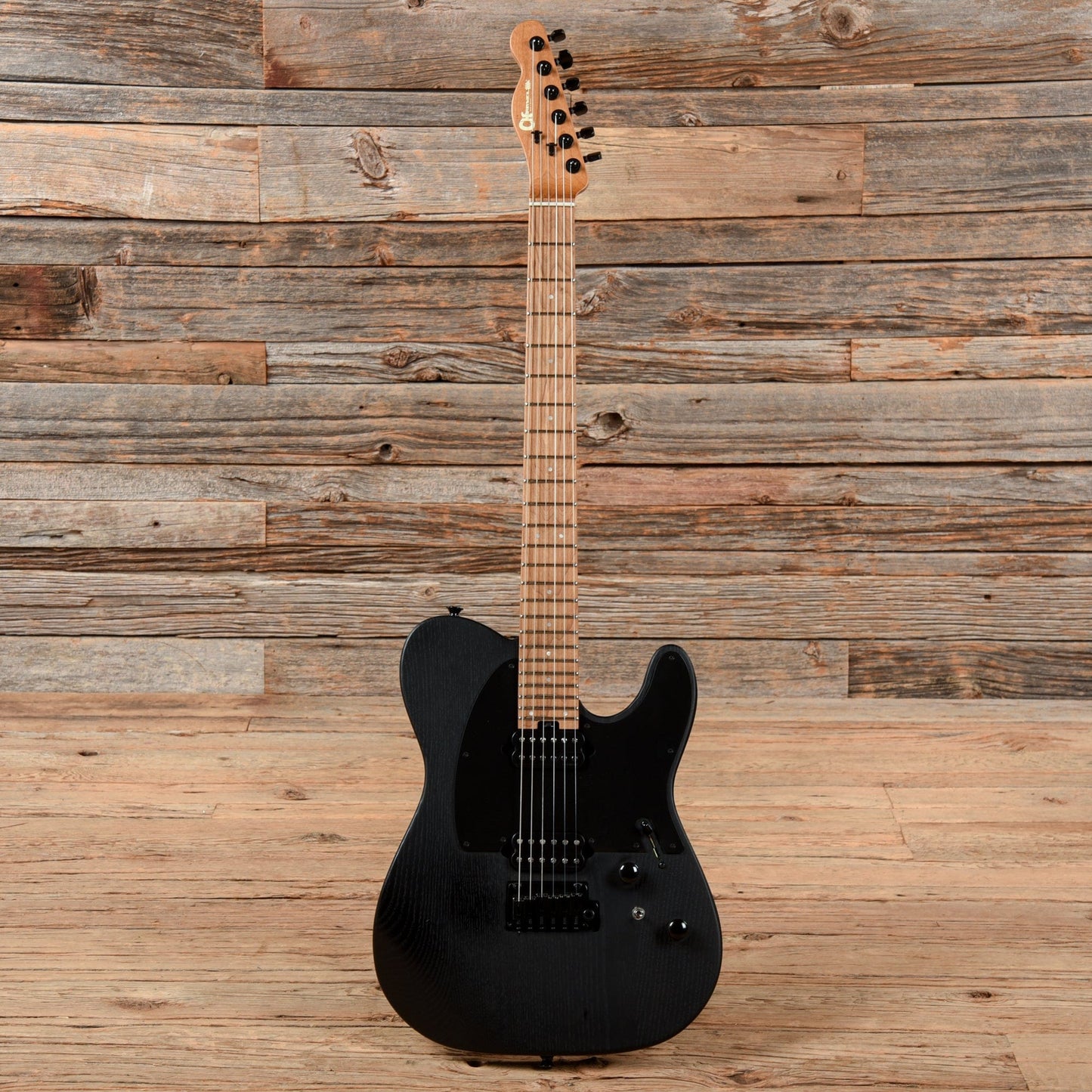 Charvel Pro-Mod So-Cal Style 2 24 HH 2PT CM Ash Black 2021 Electric Guitars / Solid Body