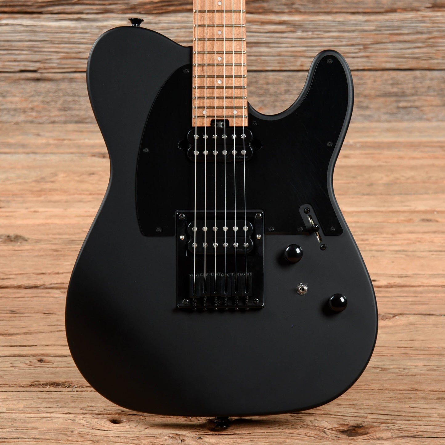 Charvel Pro-Mod So-Cal Style 2 24 HH HT CM Satin Black Electric Guitars / Solid Body