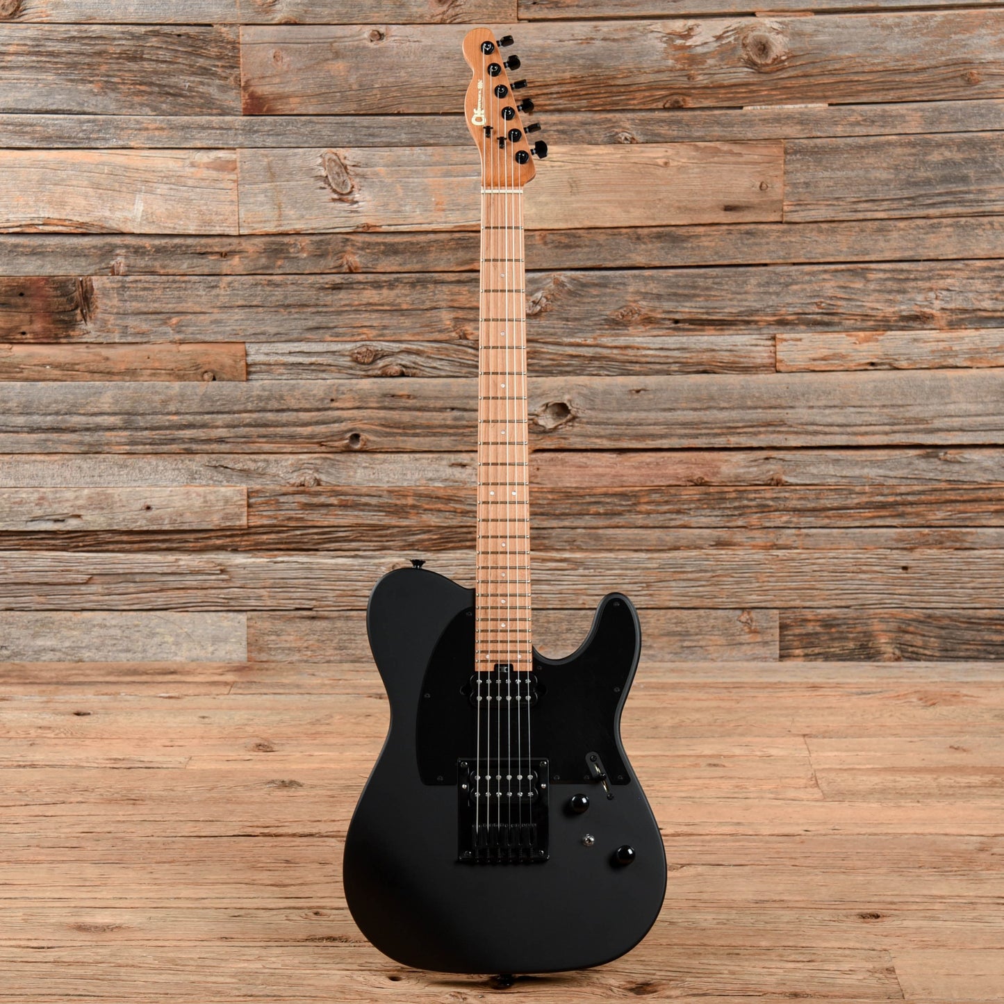 Charvel Pro-Mod So-Cal Style 2 24 HH HT CM Satin Black Electric Guitars / Solid Body