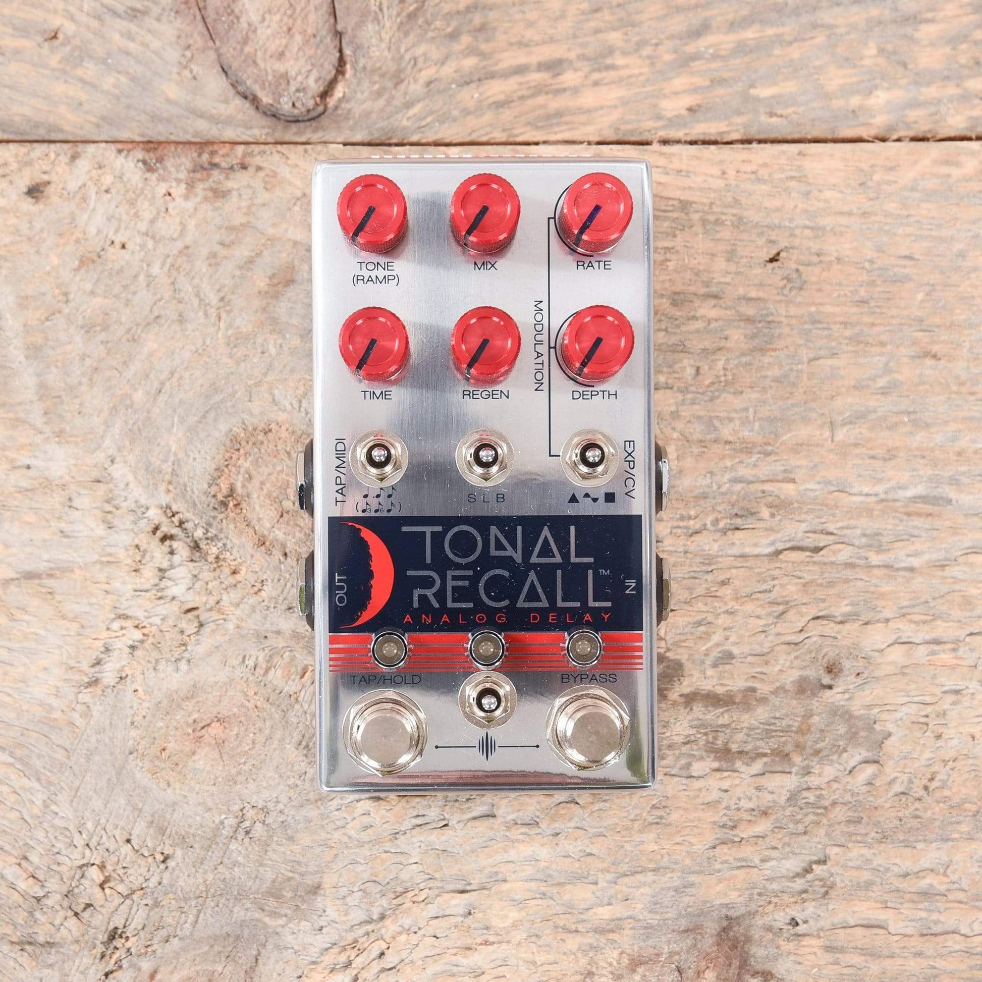 Chase Bliss Tonal Recall Analog Delay Red Knob Effects and Pedals / Delay