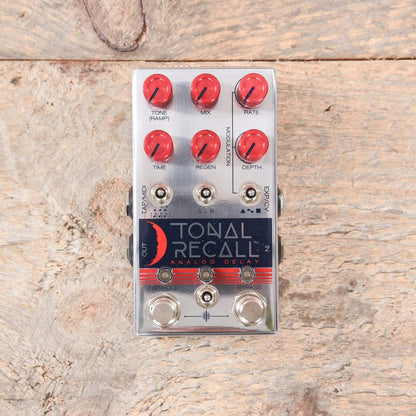 Chase Bliss Tonal Recall Analog Delay Red Knob Effects and Pedals / Delay