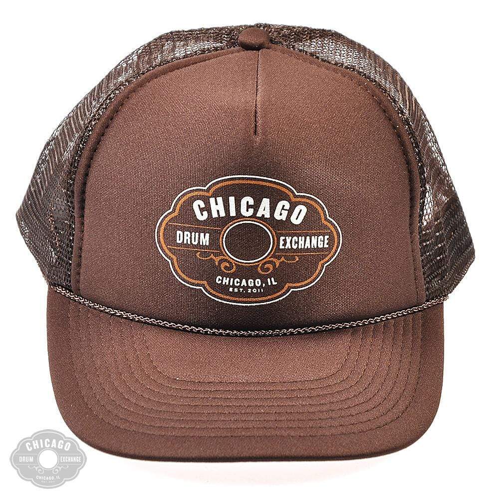 Chicago Drum Exchange Trucker Hat Brown Accessories / Merchandise