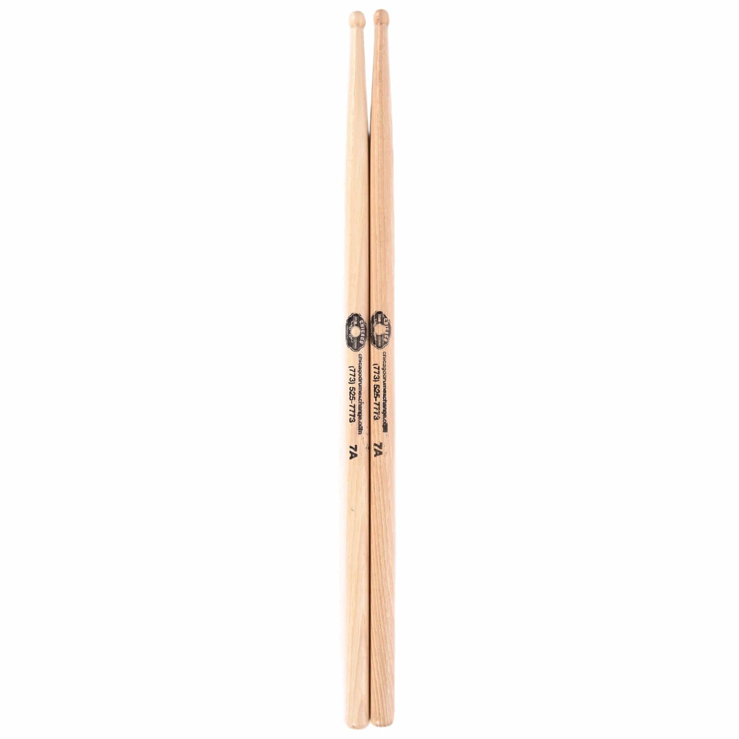 CDE 7A Vater 2nd Quality Wood Tip Custom Imprint Drum Sticks