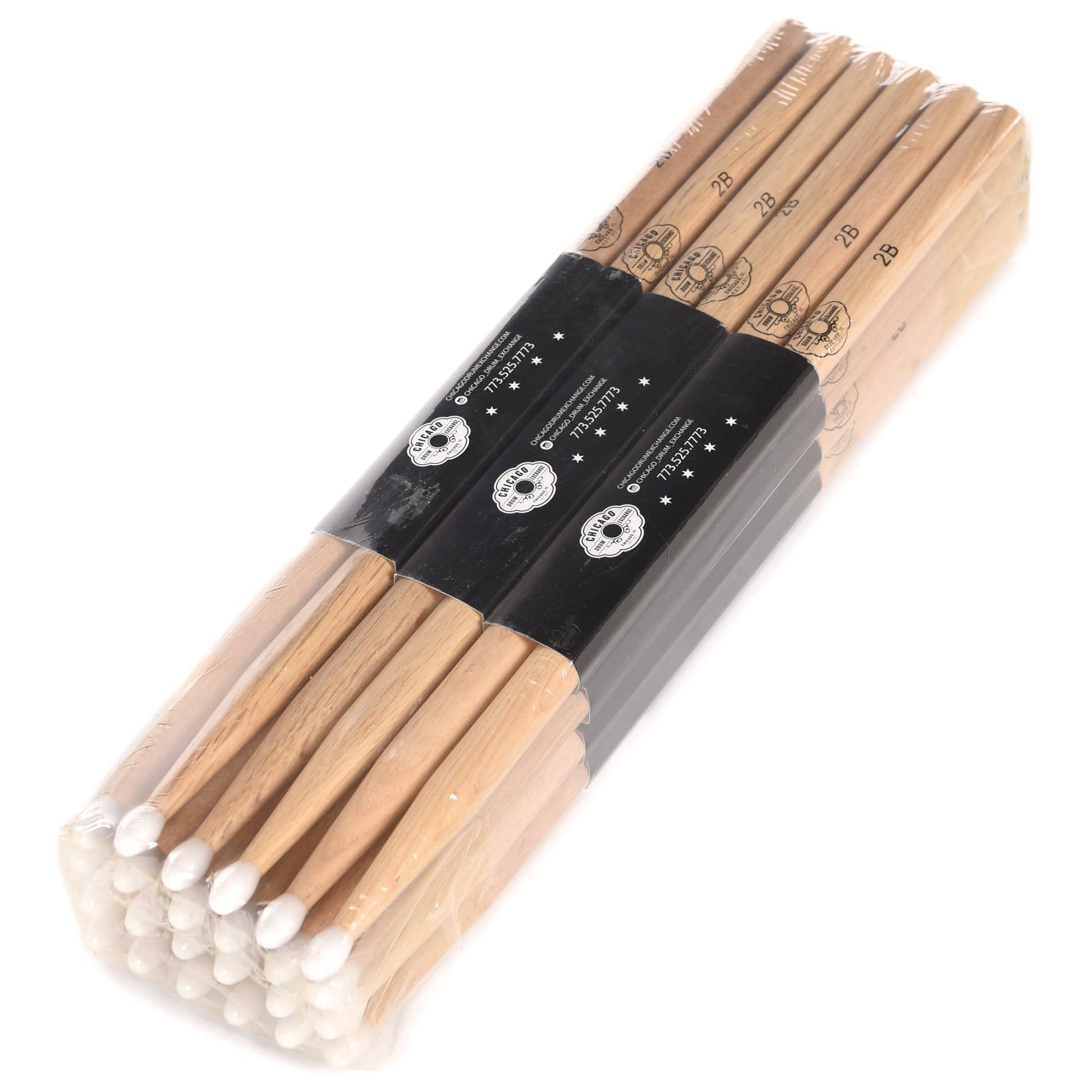 CDE 2B Nylon Tip Custom Selected Hickory Drum Sticks (12 Pair Bundle) Drums and Percussion / Parts and Accessories / Drum Sticks and Mallets