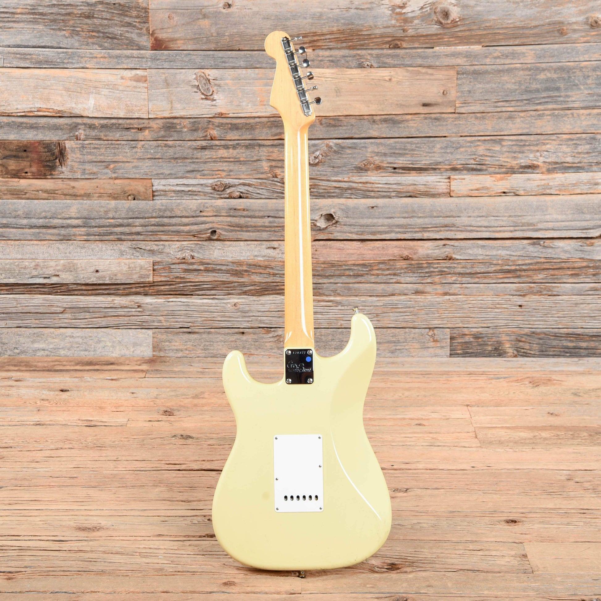 Bottom's Up Vintage White Electric Guitars / Solid Body
