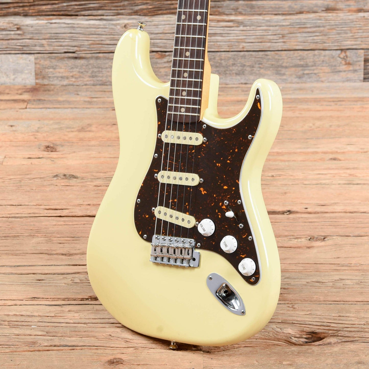 Bottom's Up Vintage White Electric Guitars / Solid Body