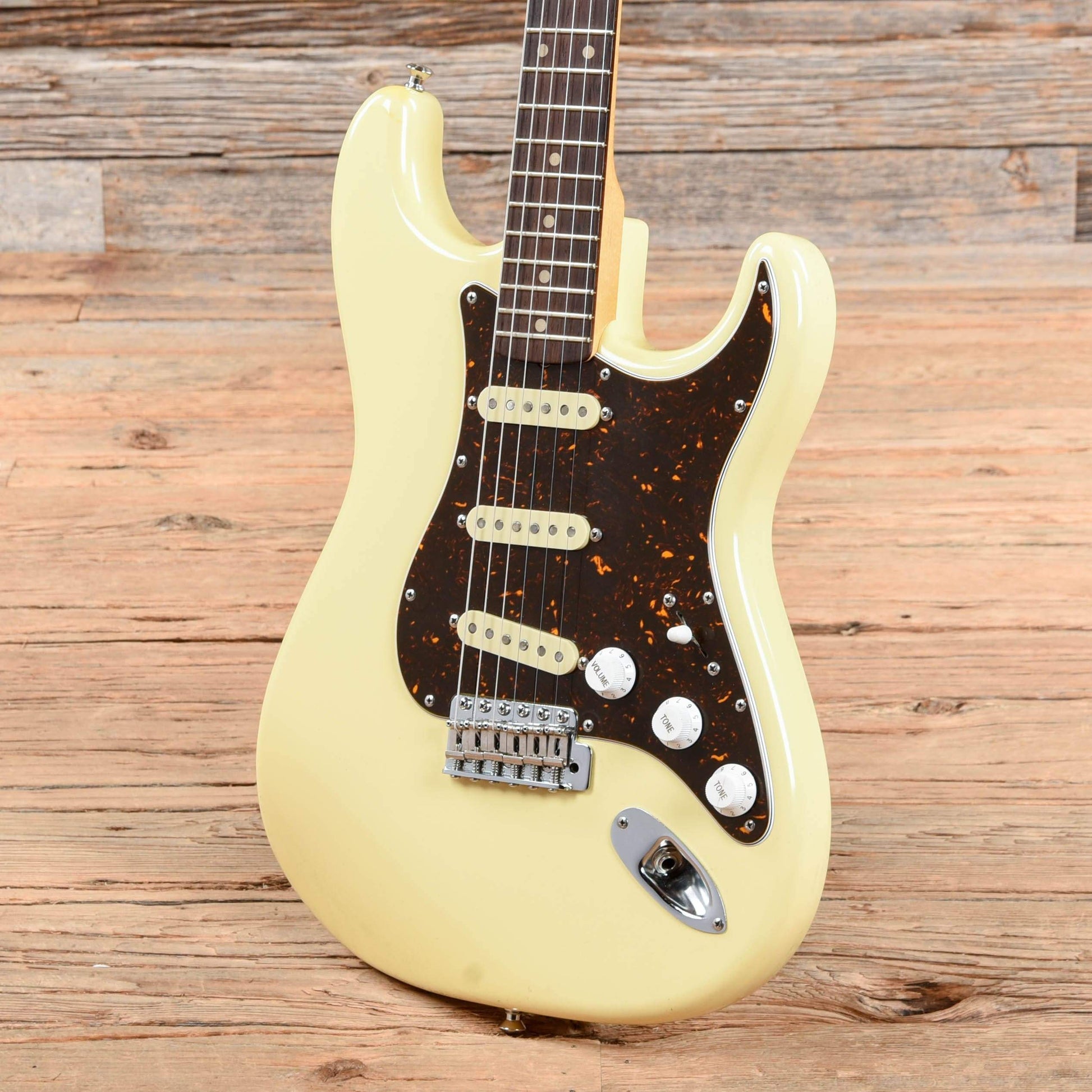Bottom's Up Vintage White Electric Guitars / Solid Body