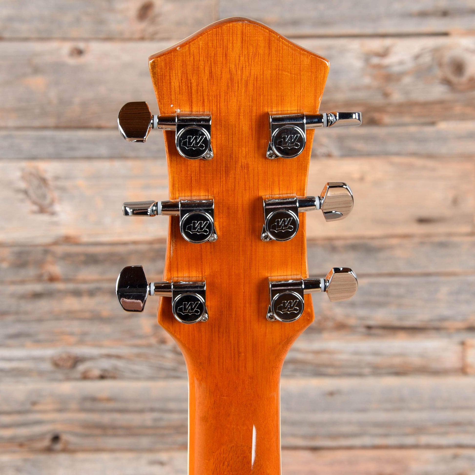 Wide Neck Natural Electric Guitars / Solid Body