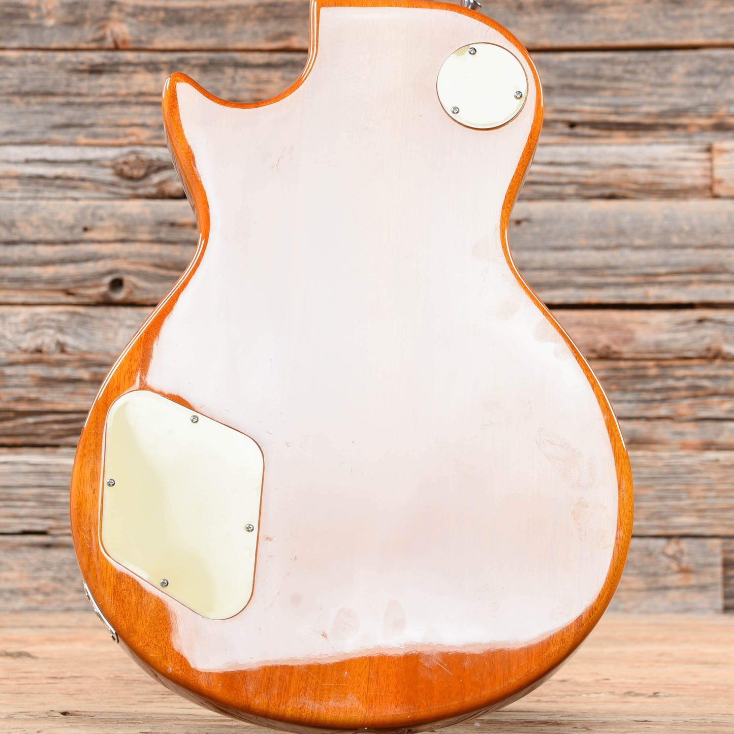 Wide Neck Natural Electric Guitars / Solid Body