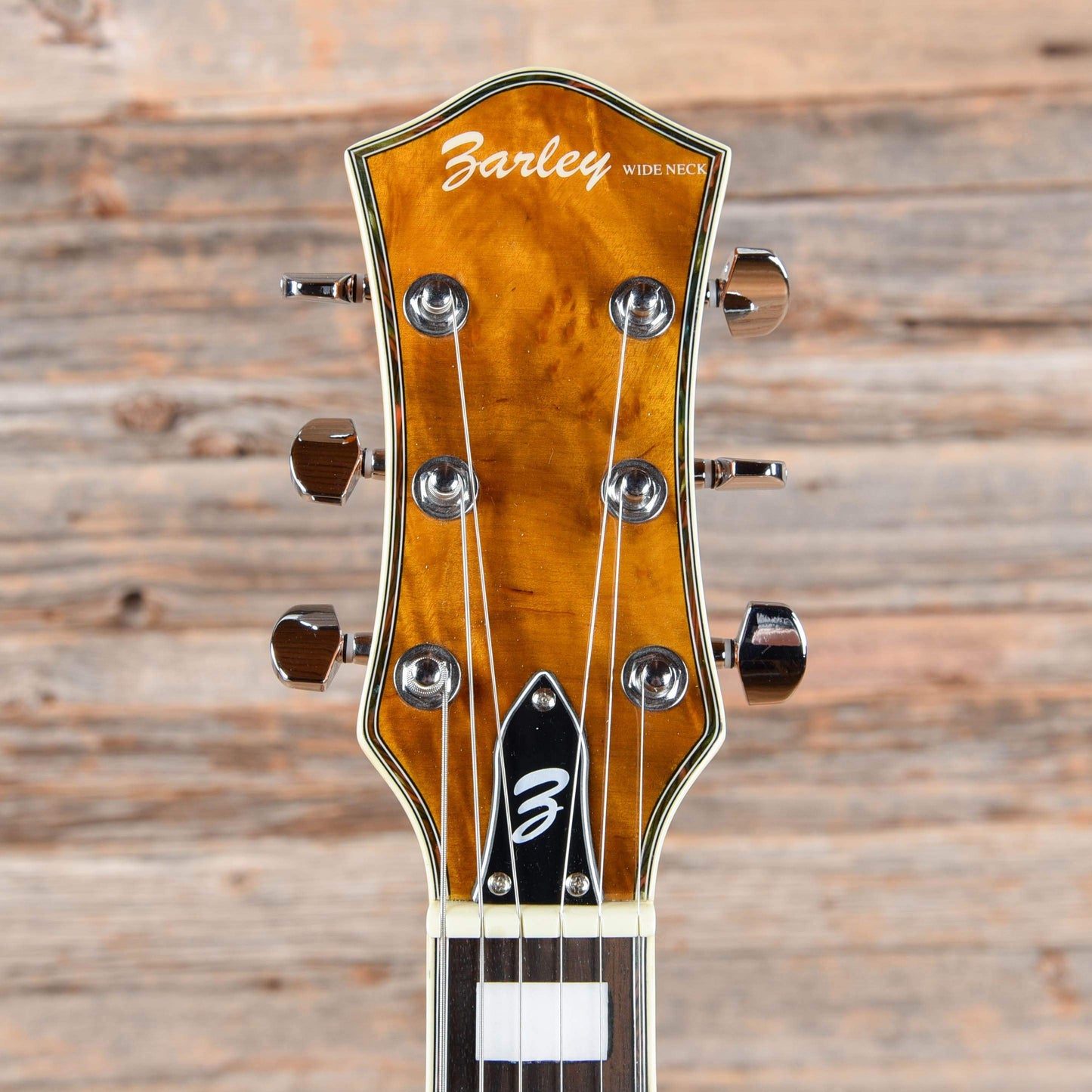 Wide Neck Natural Electric Guitars / Solid Body