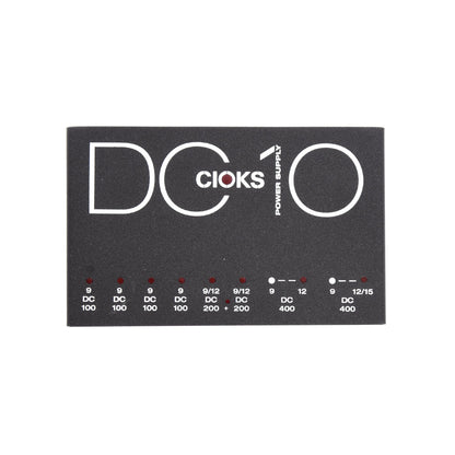 CIOKS DC10 10 Outlets in 8 Isolated Sections, 9, 12 and 15v DC Power Supply Effects and Pedals / Pedalboards and Power Supplies