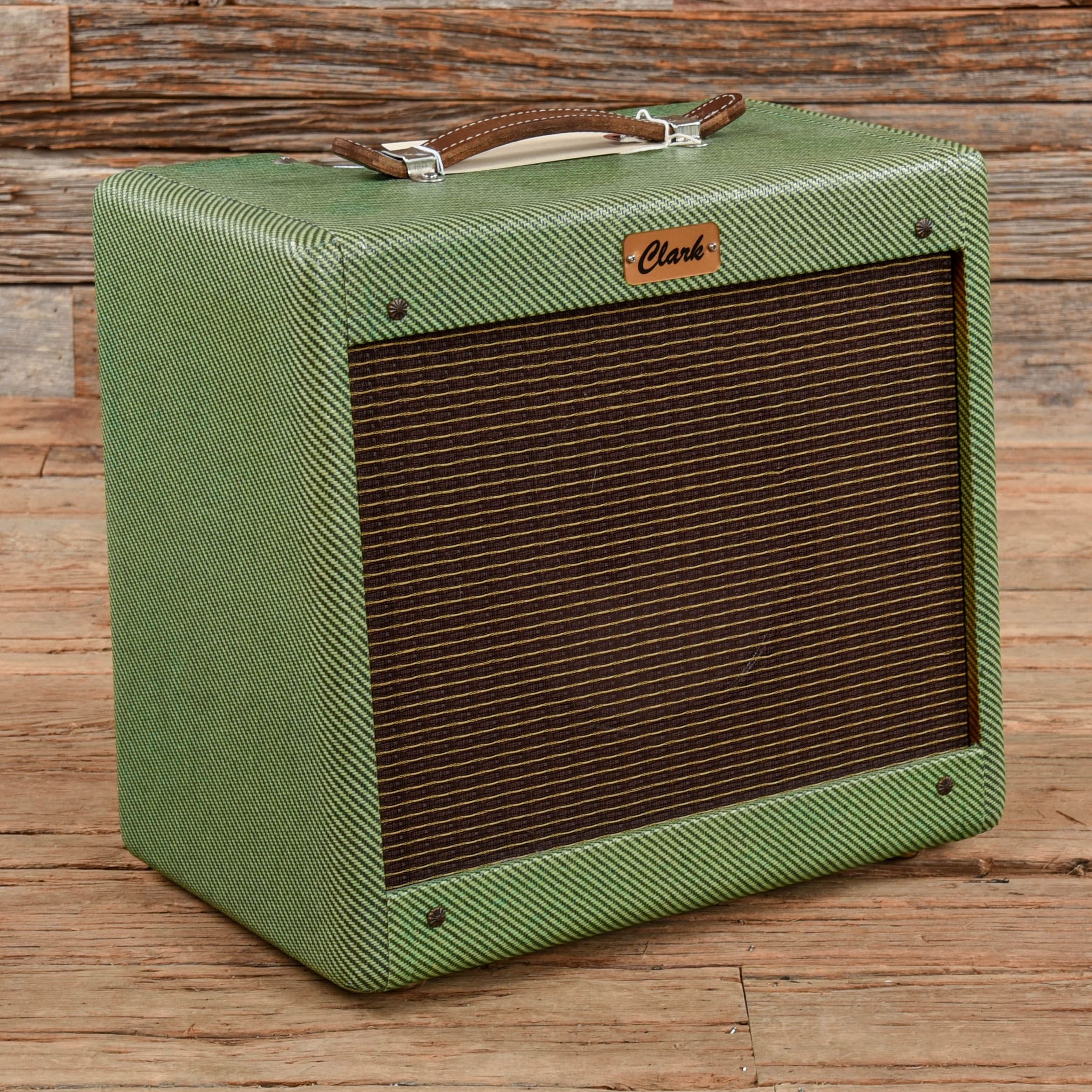 Clark Amplification 2TC49 Lil' Bit Green Tweed – Chicago Music