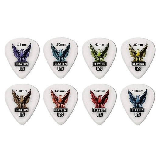 Clayton Acetal Polymer Guitar Picks Standard .50MM (12) Accessories / Picks