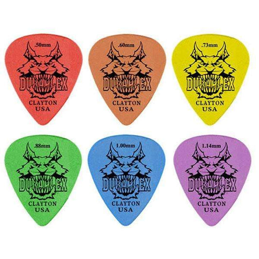 Clayton Duraplex Guitar Picks Standard .60MM (12) Accessories / Picks