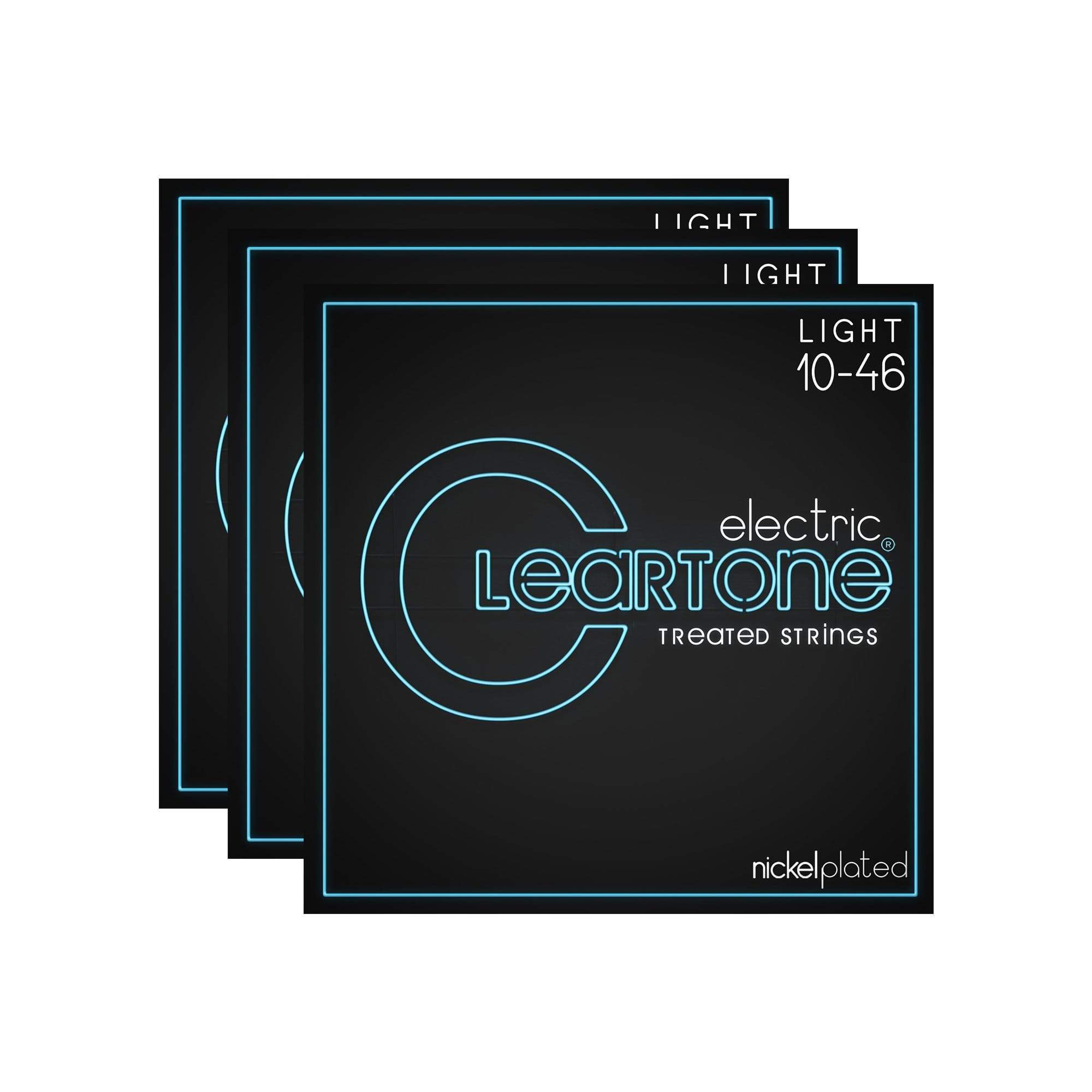 Cleartone Electric Light 10-46 3 Pack Bundle Accessories / Strings / Guitar Strings