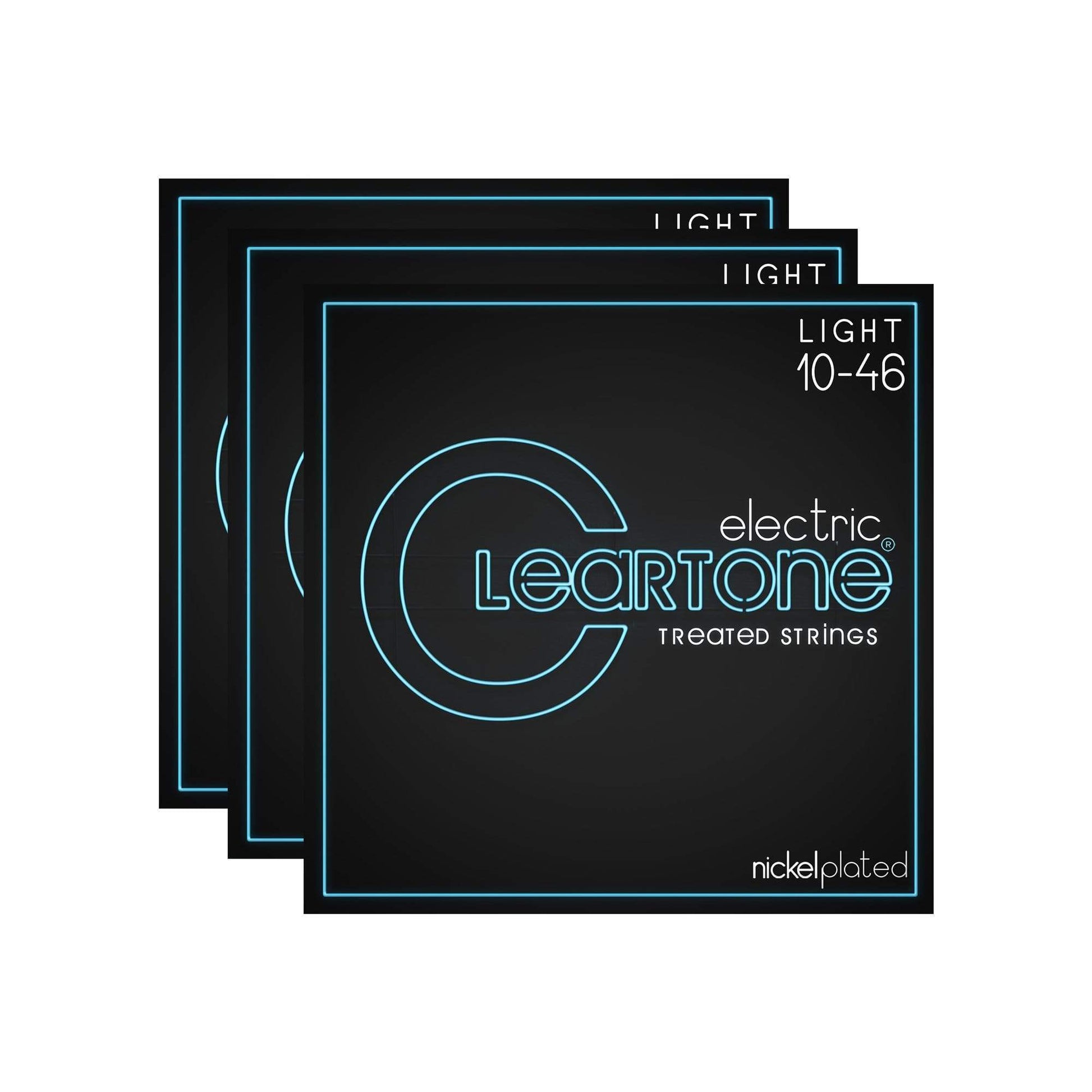 Cleartone Electric Light 10-46 3 Pack Bundle Accessories / Strings / Guitar Strings
