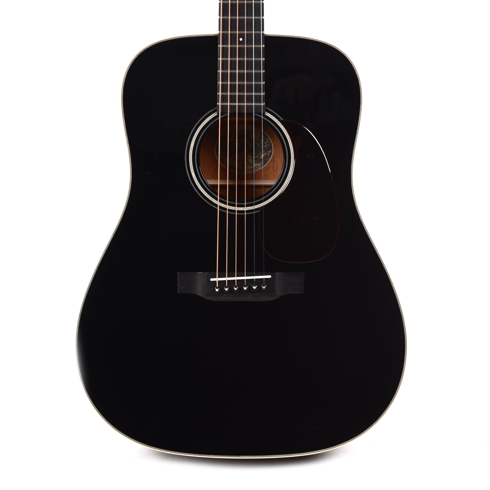 Collings D1 Jet Black Top w/Ivoroid Binding & 1 3/4