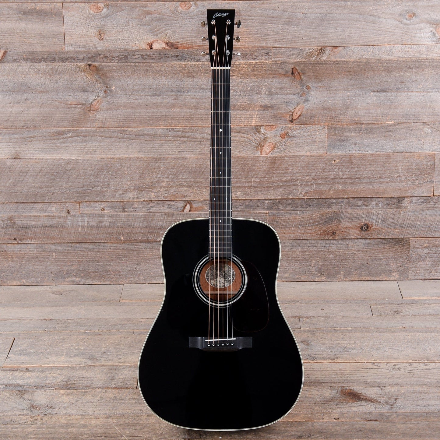 Collings D1 Jet Black Top w/Ivoroid Binding & 1 3/4" Nut Acoustic Guitars / Dreadnought