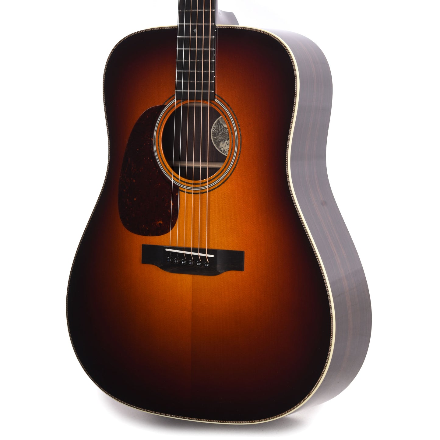 Collings D2H LEFTY Adirondack/Rosewood Sunburst w/1 3/4" Nut, Rope Purfling, Adirondack Bracing, & Gold Tuners Acoustic Guitars / Dreadnought