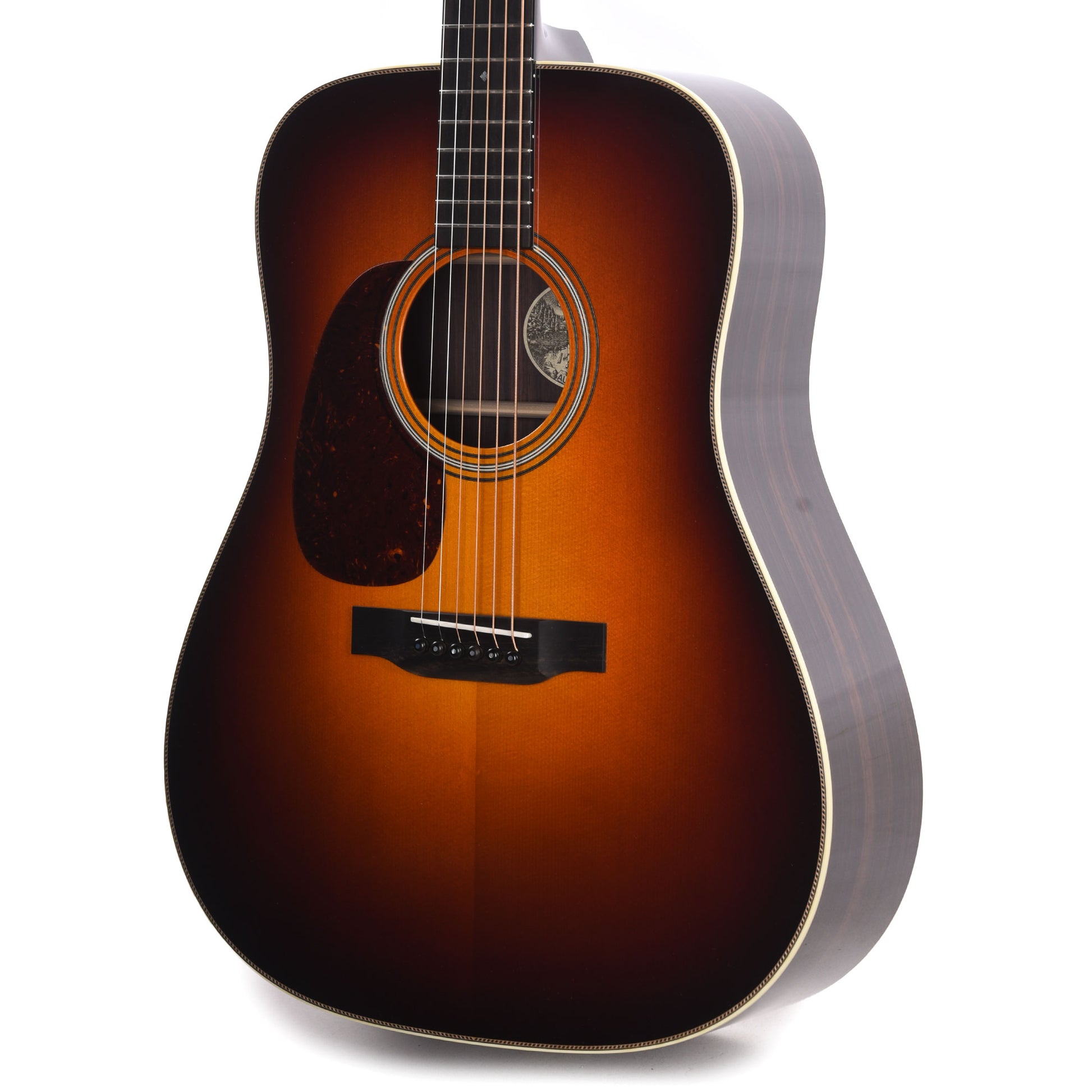 Collings D2H LEFTY Adirondack/Rosewood Sunburst w/1 3/4" Nut, Rope Purfling, Adirondack Bracing, & Gold Tuners Acoustic Guitars / Dreadnought