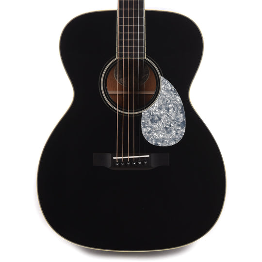 Collings OM1 Jet Black Top Doghair Back/Sides w/Pearloid Pickguard Acoustic Guitars / OM and Auditorium