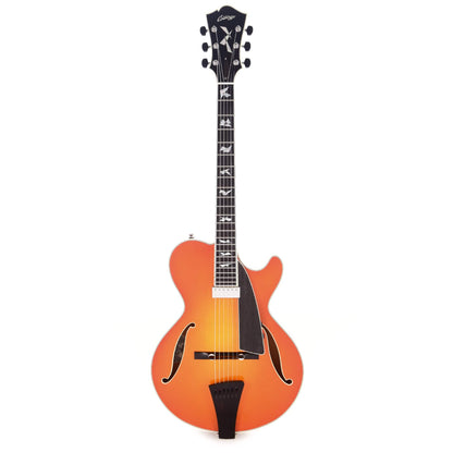Collings City Limits Jazz Archtop Tangerine Sunburst w/Broken Glass Inlays & Lollar Johnny Smith Mini-Humbucker Electric Guitars / Archtop