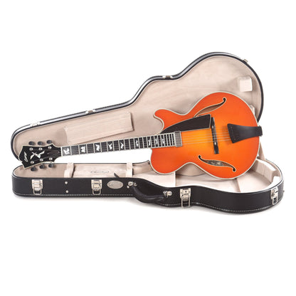 Collings City Limits Jazz Archtop Tangerine Sunburst w/Broken Glass Inlays & Lollar Johnny Smith Mini-Humbucker Electric Guitars / Archtop