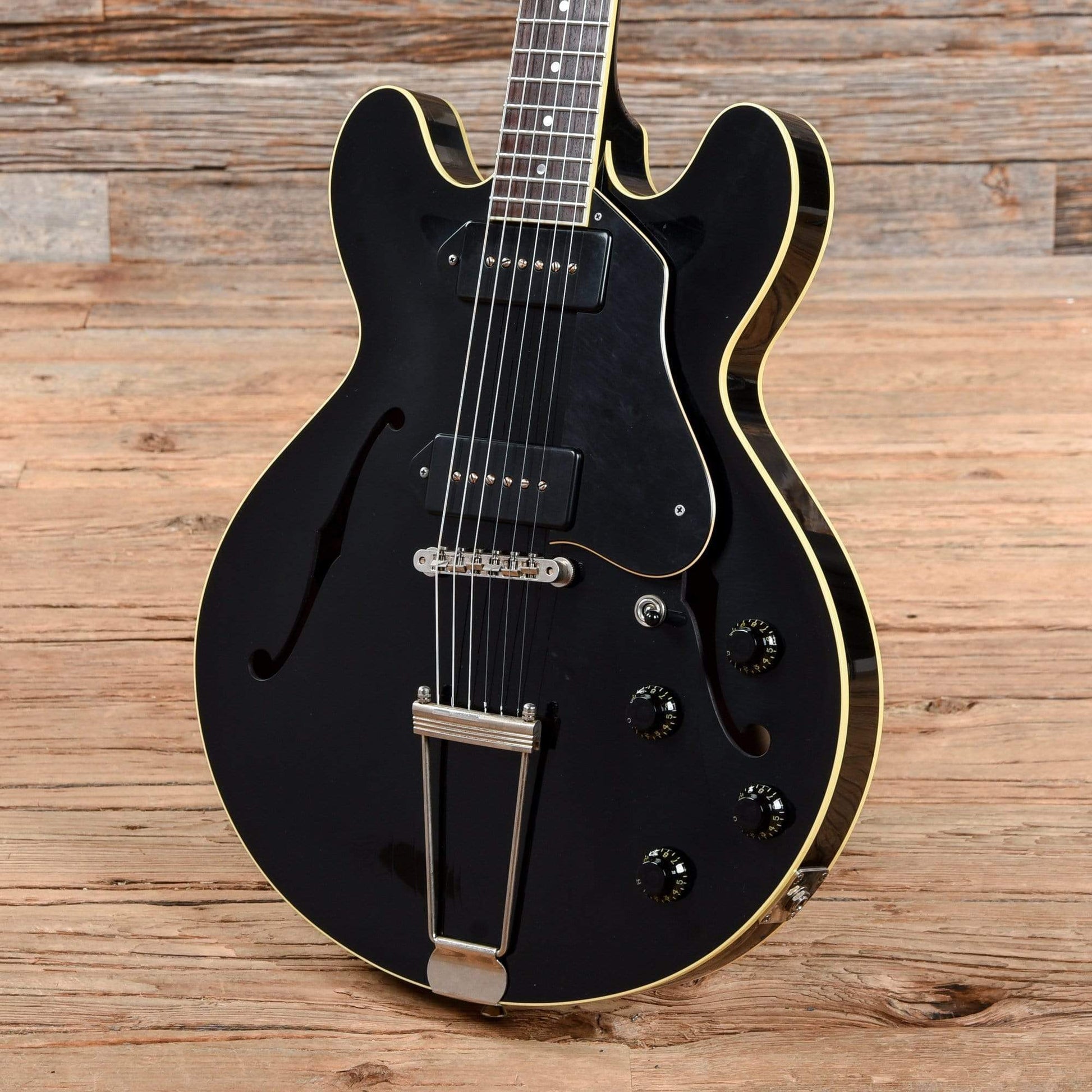 Collings I-30 LC Aged Jet Black w/Aged Hardware, Lollar Dogear P90s Electric Guitars / Hollow Body